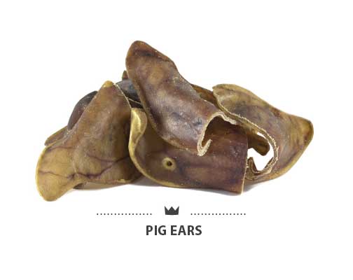 Orejas de cerdo para perros. Pig ears for dogs.