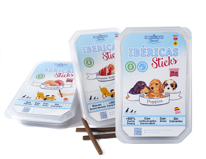 Ibéricas Sticks. Snack semihúmedo para perros