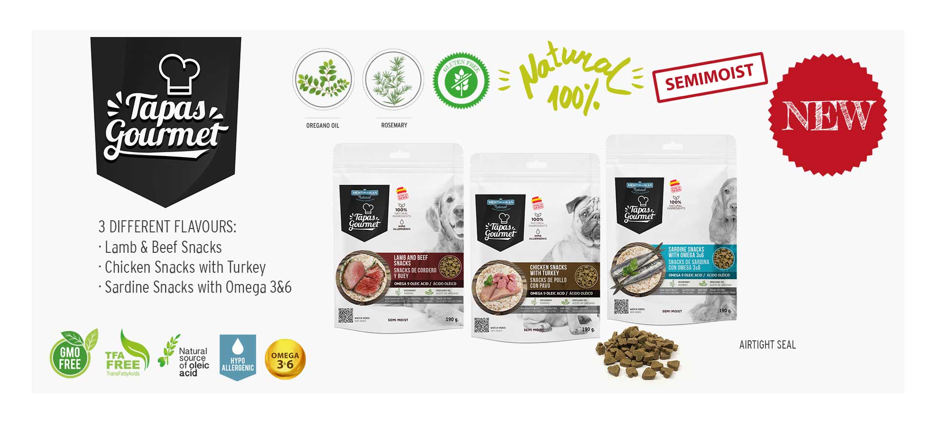 Tapas Gourmet Mediterranean Natural for dogs