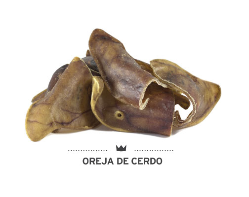 Orejas de cerdo para perros. Pig ears for dogs.