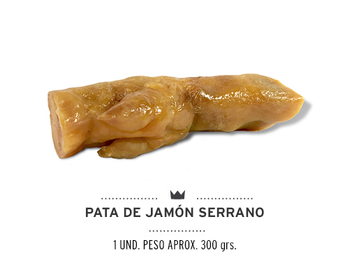 Pata de jamón serrano para perros Mediterranean Natural