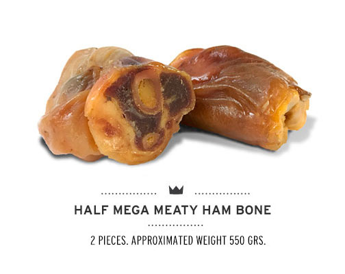 Half Mega Meaty Ham Bone for dogs of Mediterranean Natural