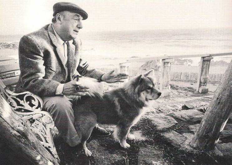 Pablo Neruda: el poeta y sus perros