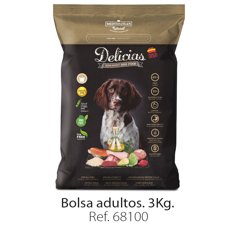 Alimento para perros Delicias 3 kg
