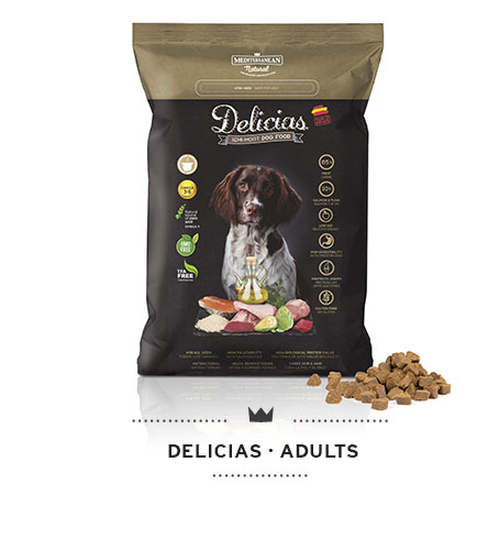 Delicias semi moist dog food