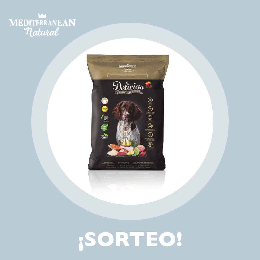 Sorteo alimento semi húmedo para perros Delicias