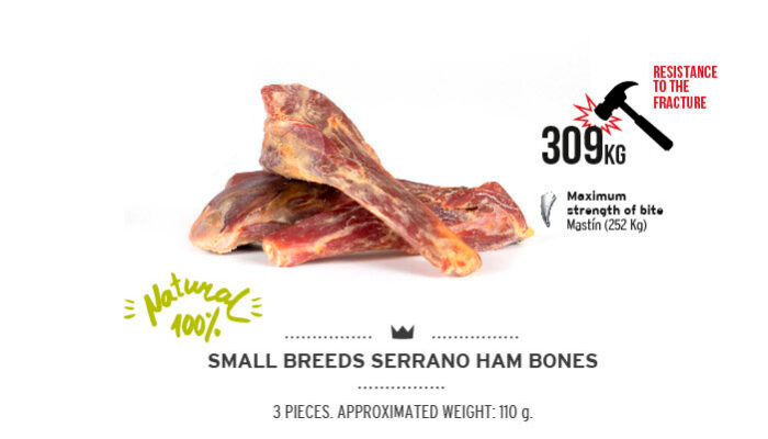 Mini Serrano Ham Bone Mediterranean Natural