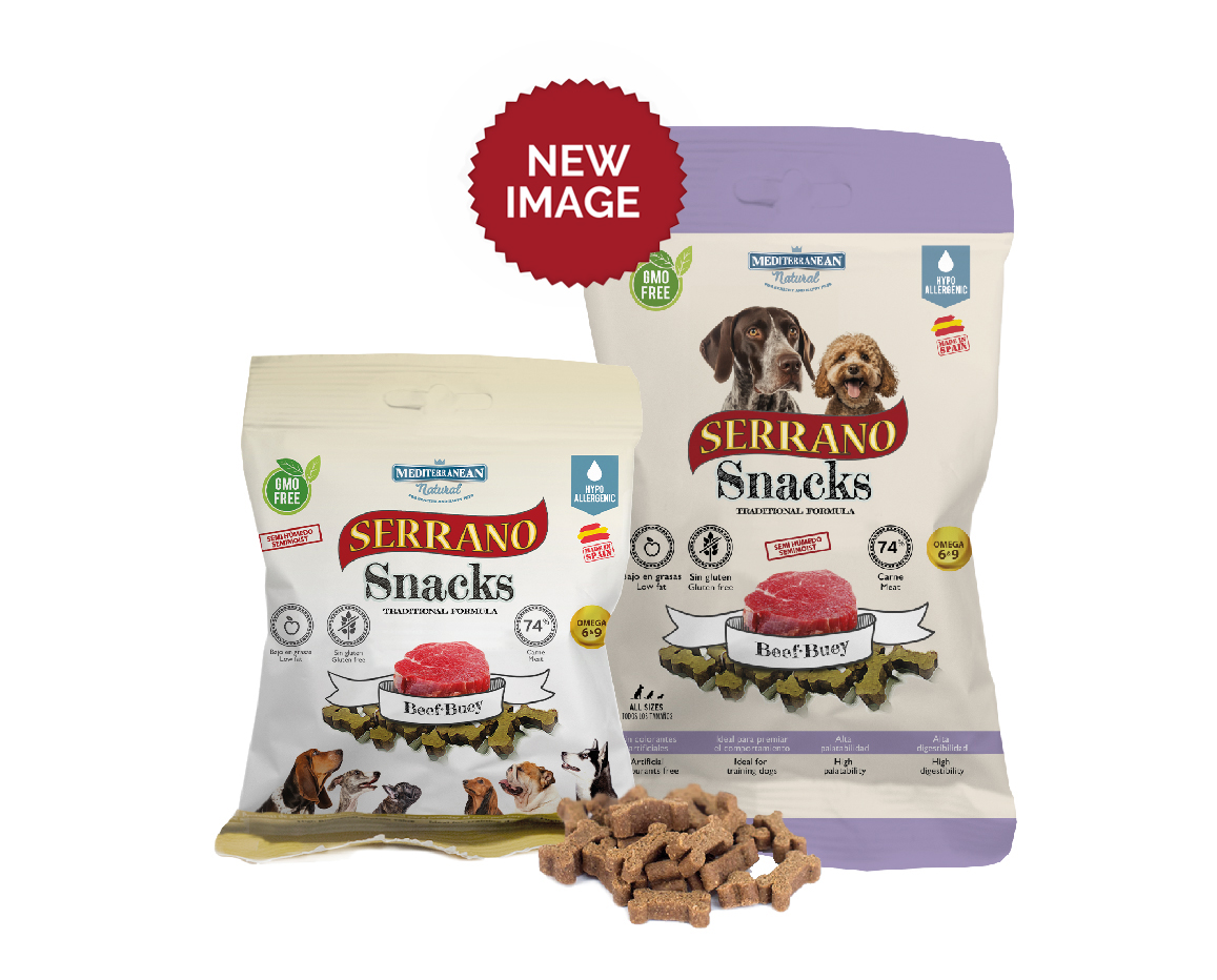 Serrano snacks para for dogs beef Mediterranean Natural