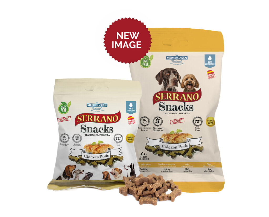 Serrano snacks para for dogs chicken Mediterranean Natural