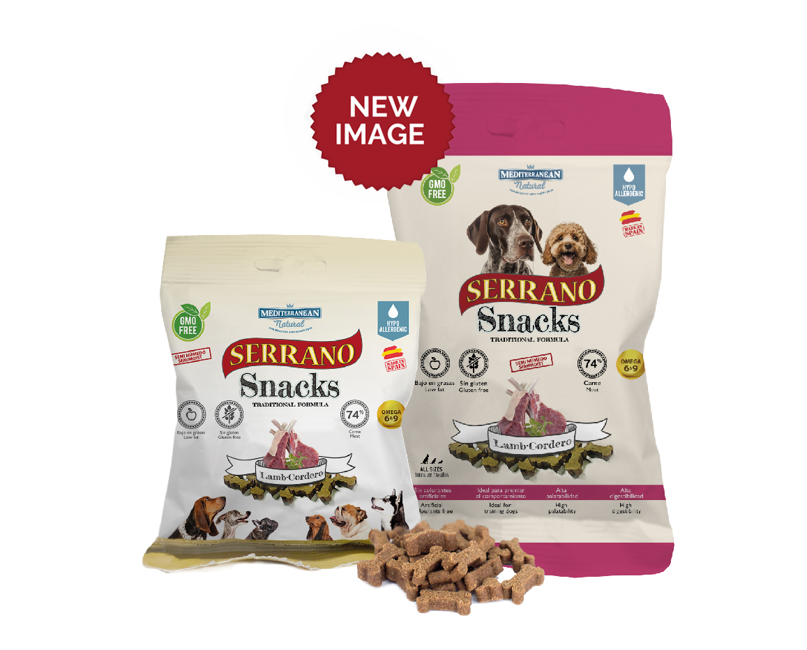 Serrano snacks para for dogs lamb Mediterranean Natural