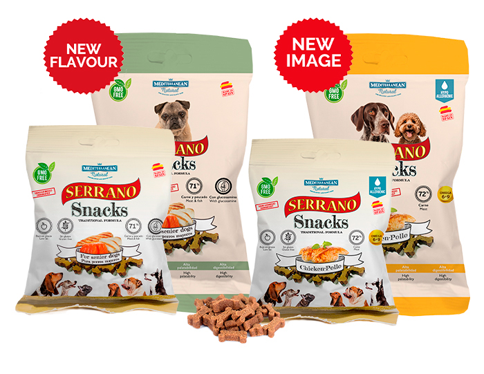 Newness Serrano snacks for dogs Mediterranean Natural