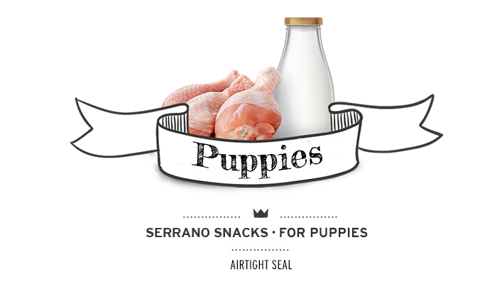 Dogs Serrano Snacks for puppies