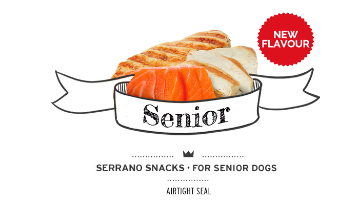Serrano Snacks for senior dogs